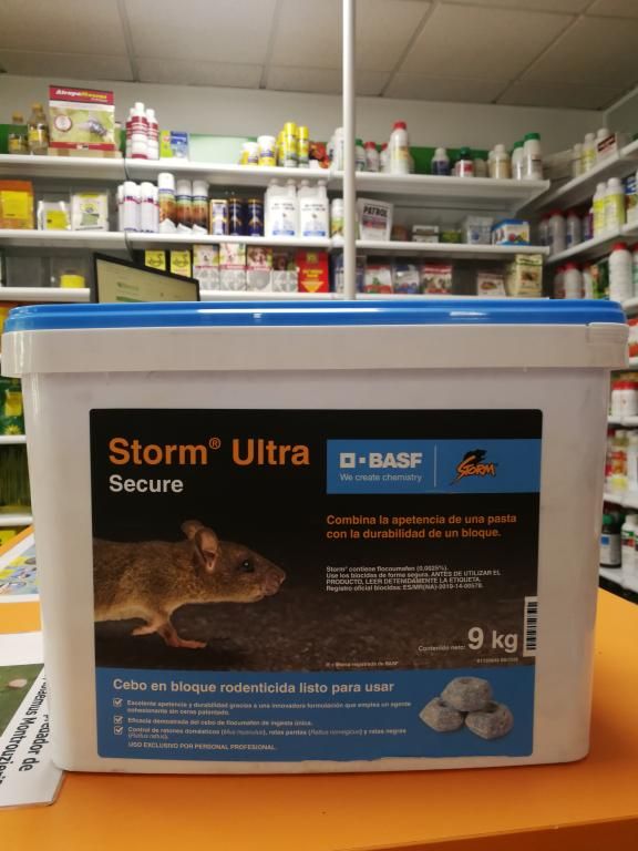 Storm Ultra Secure 5kg - Pro - Flocoumafene 25ppm - Anti-rongeurs